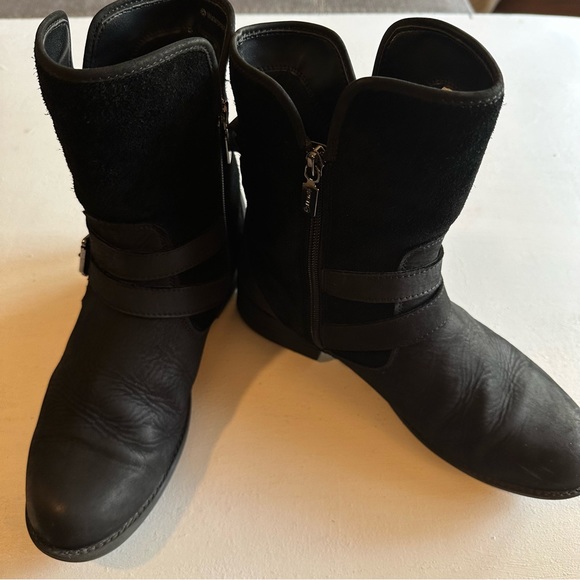 Blondo Tula Waterproof Boot Black Suede Nubuck Leather Size 9 - Picture 9 of 16